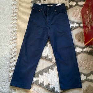LEVI’S Navy Blue Corduroys Pants - 32